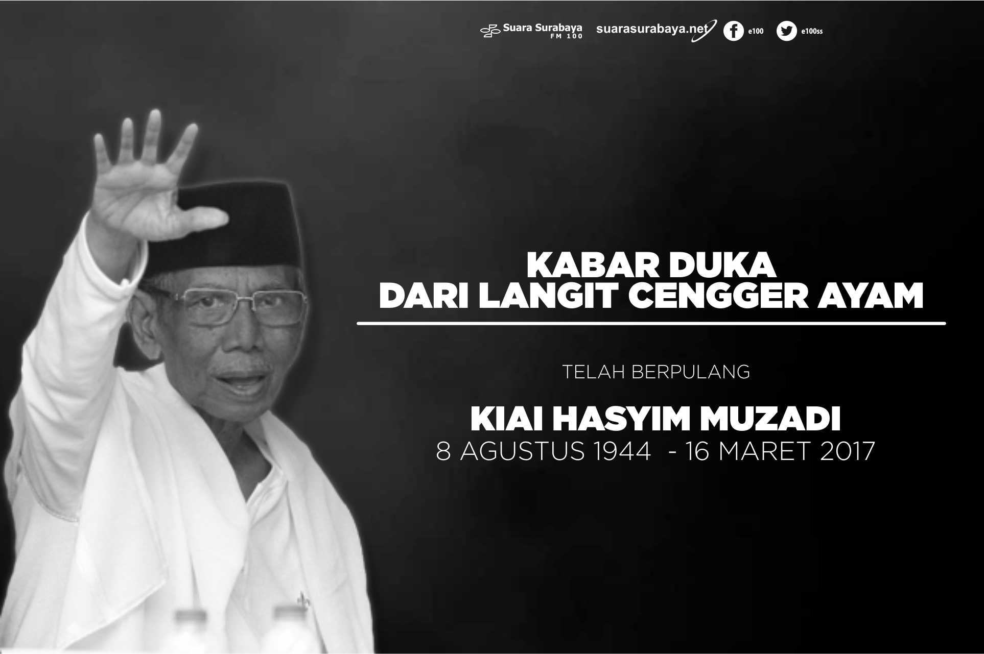 Kh Hasyim Muzadi Meninggal Dunia Suara Surabaya