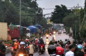 Banjir di Jalan Kraton Pasuruan