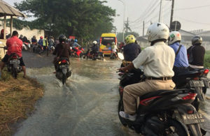 Banjir di Tenaru Gresik