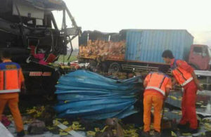 Kecelakaan di Tol Ngawi-Wilangan