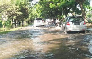 Banjir di Bypass Juanda Lama