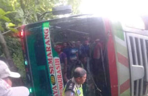 Kecelakaan Bus di Jenu Tuban