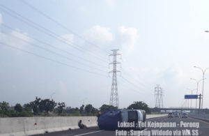 Kecelakaan Tunggal di Tol