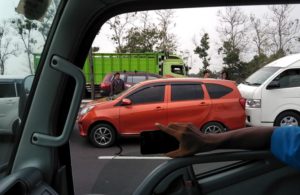 Kecelakaan Beruntun di Tol Sidoarjo arah Porong