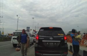 Macet di Exit Tol Singosari