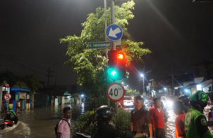 Kondisi Banjir di Sukomanunggal