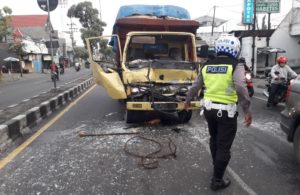 Kecelakaan Truk di Gedangan