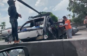 Kecelakaan Tol Dupak arah Perak