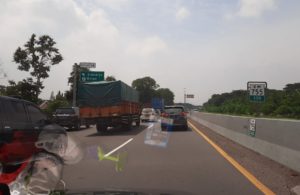 Kepadatan di Tol Sidoarjo