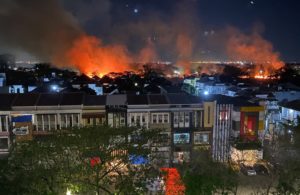 Kebakaran Lahan Kosong Darmo Permai