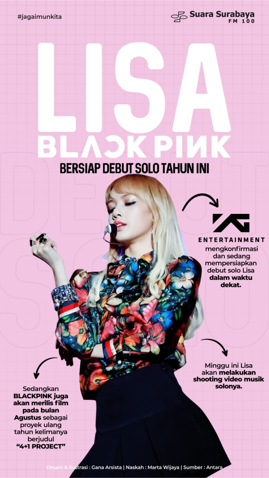 Lisa BLACKPINK Bersiap Debut Solo Tahun Ini