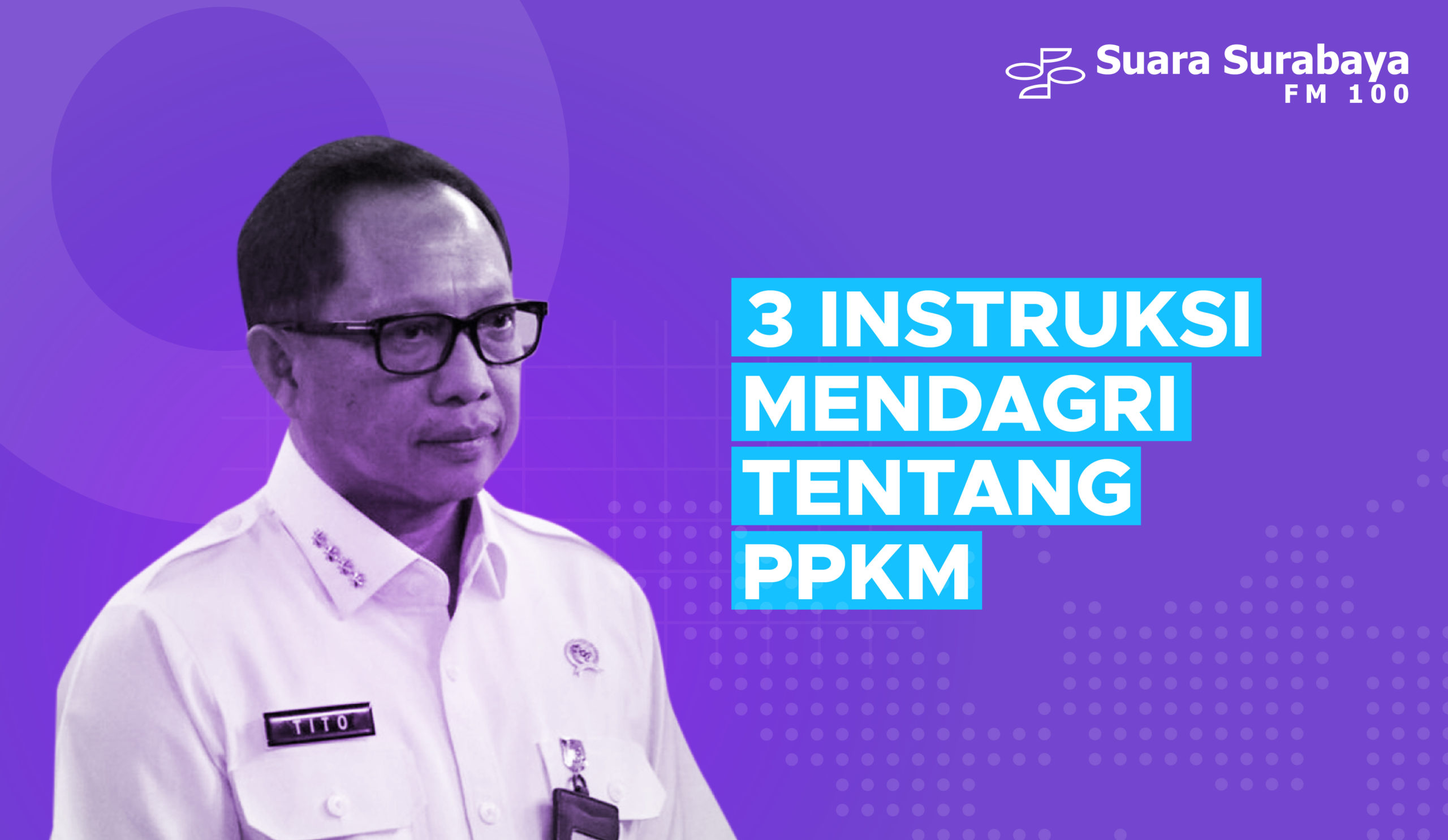 Tiga Instruksi Mendagri Tentang PPKM