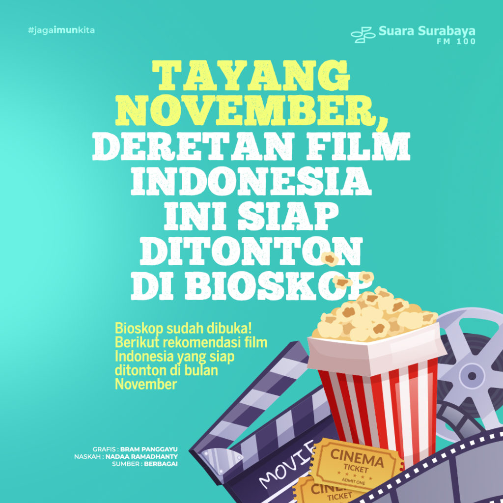 Tayang November, Deretan Film Indonesia Ini Siap Ditonton Di Bioskop