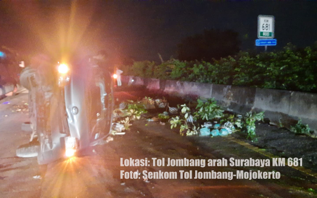 21.07: Kecelakaan Di Tol Jombang Arah Surabaya – Suara Surabaya