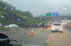 Tebing Longsor di Tol Pandaan-Malang