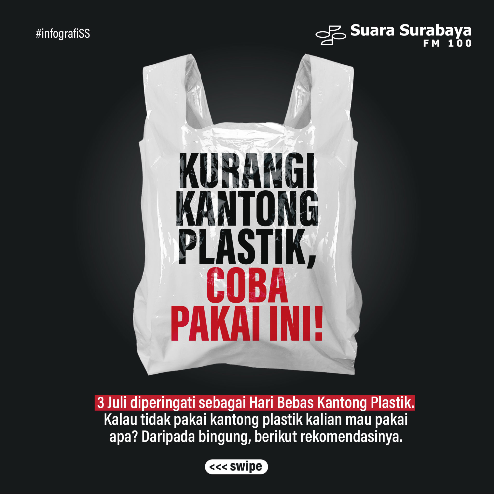 Kurangi Kantong Plastik, Coba Pakai Ini!