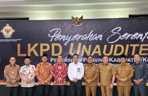 Penyerahan LKPD 2022 Pemda Se-Jatim ke BPK