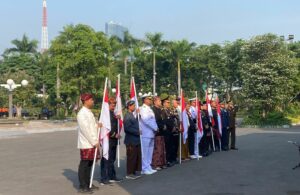 Upacara Peringatan Hari Lahir Pancasila di Balai Kota Surabaya