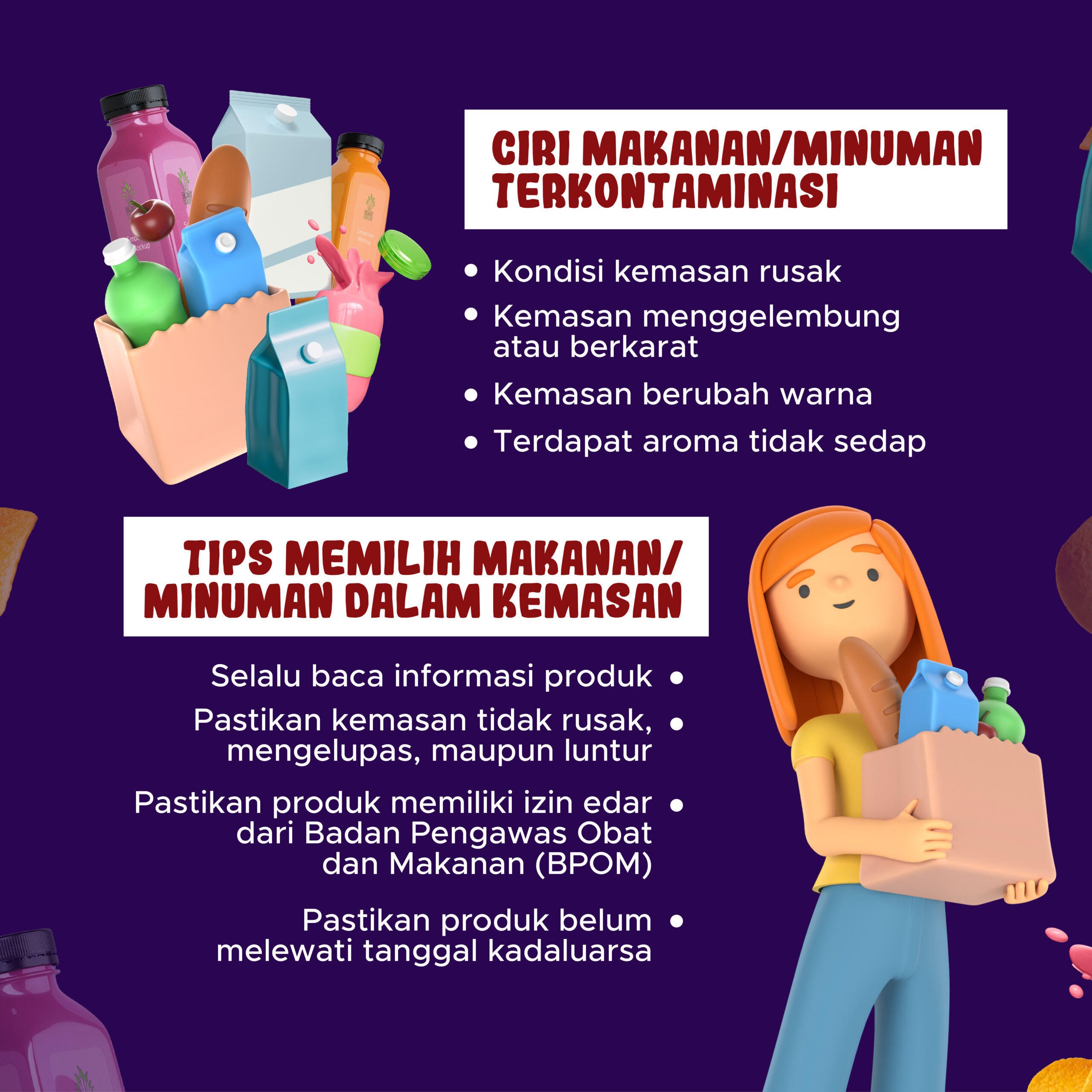 Waspada Kemasan Rusak, Jajanan Terkontaminasi