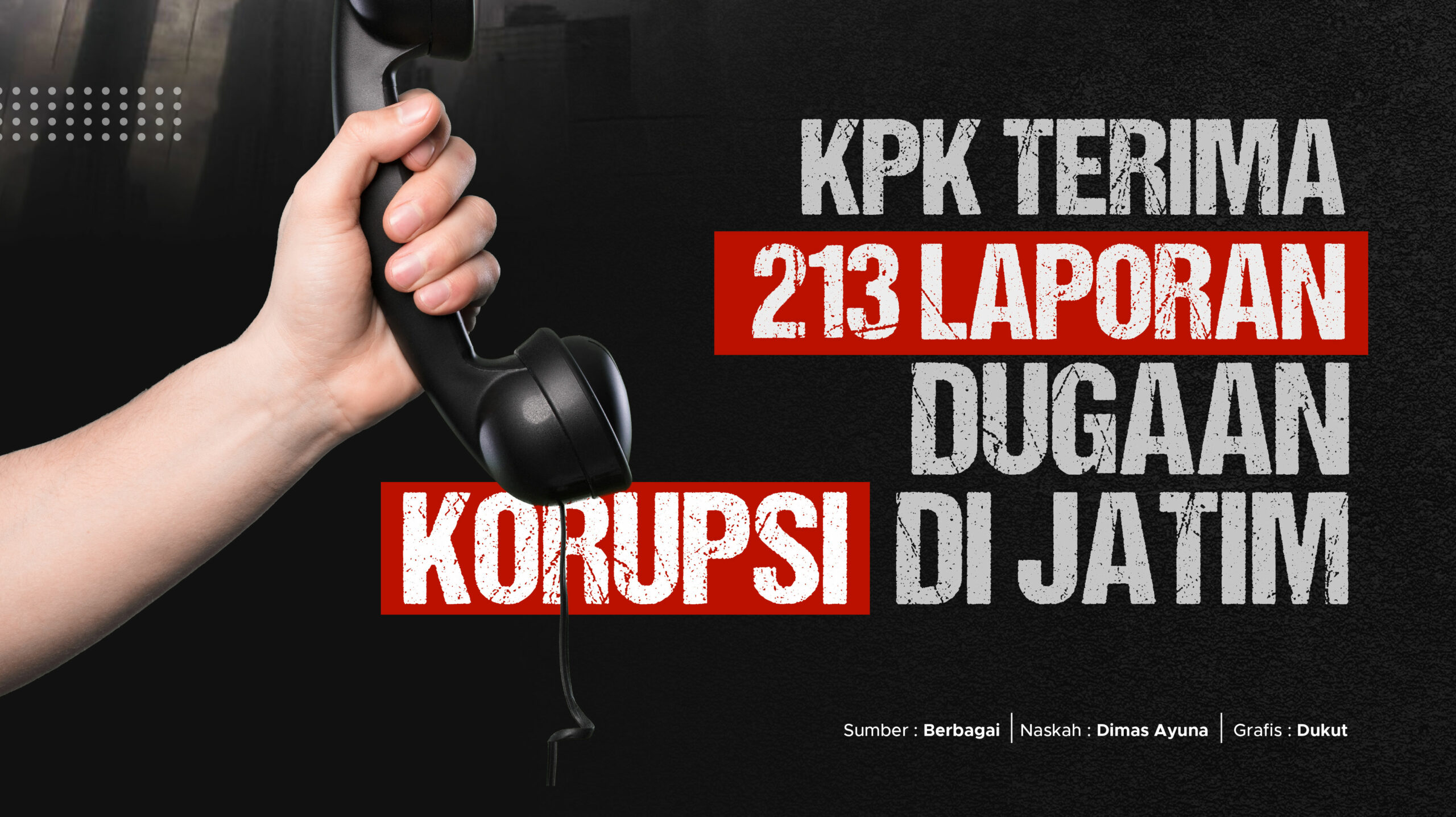 KPK Terima 213 Laporan Dugaan Korupsi Di Jatim