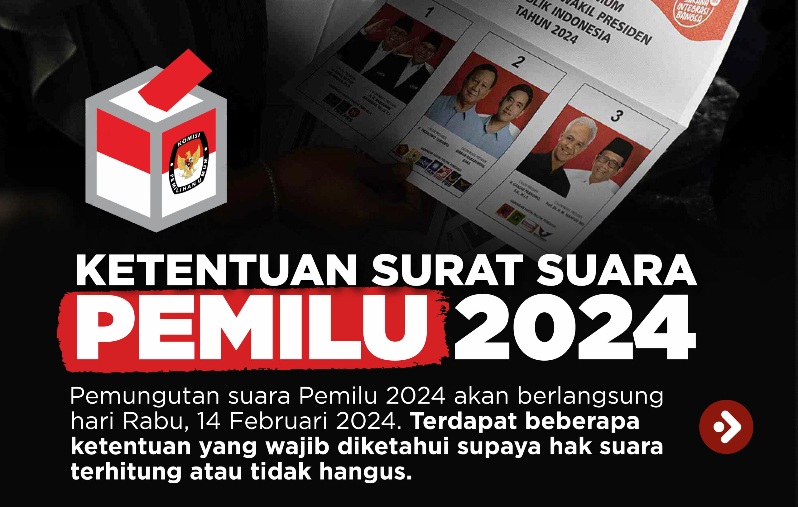 Ketentuan Surat Suara Pemilu 2024