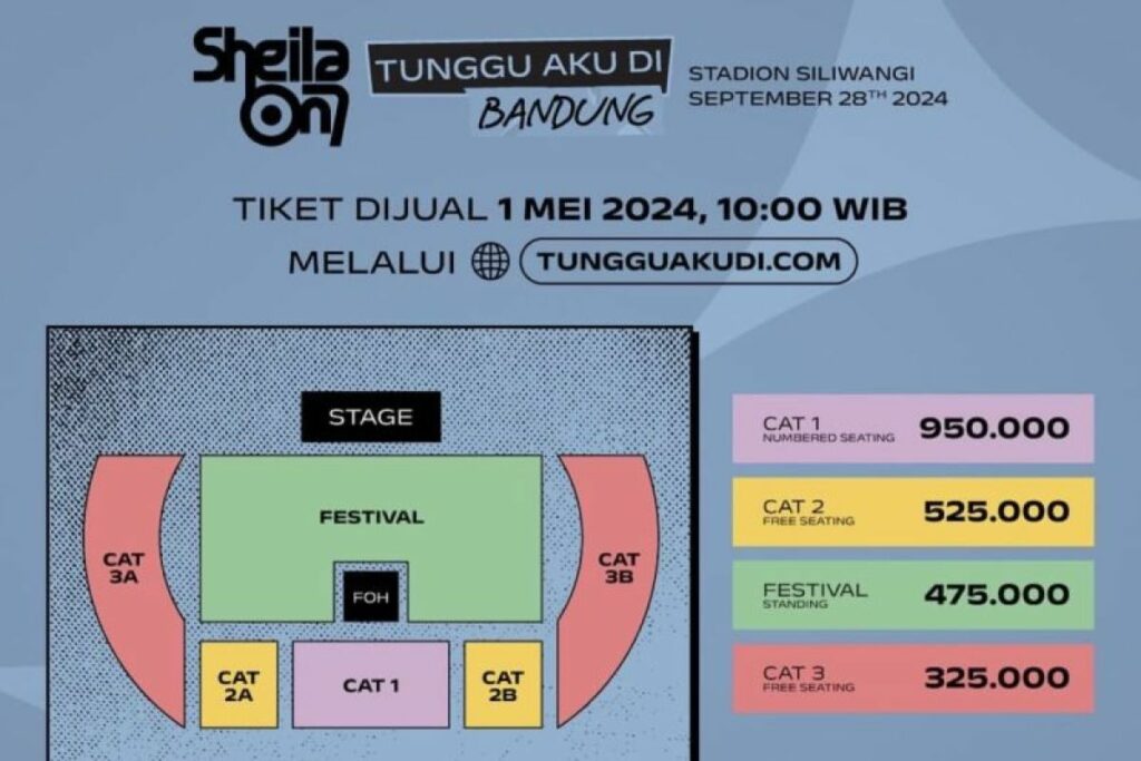 Rilis, Ini Harga Tiket Konser Sheila On 7 'Tunggu Aku Di' 5 Kota ...