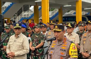 Kapolri, Panglima TNI dan Menhub Cek Kesiapan Terminal Purabaya