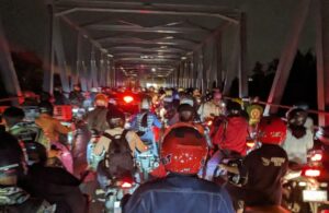 Berubah Searah, Dampak Kemacetan di Jembatan Sepanjang