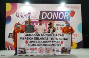 Suara Surabaya Media Gelar Donor Darah pada HUT ke-41