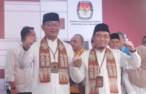 Ridwan Kamil-Suswono Daftar ke KPUD Jakarta