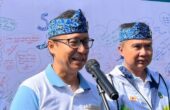 Budi Gunadi Sadikin Menteri Kesehatan bersama Bey Triadi Machmudin Penjabat Gubernur Jabar memberikan keterangan di Gedung Sate Bandung, Sabtu (14/9/2024). Foto: Antara